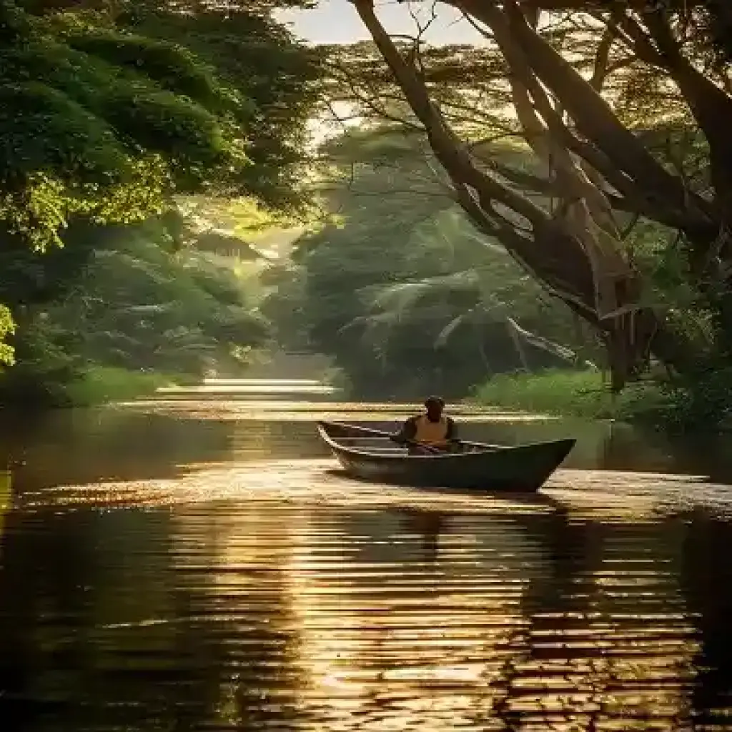 Traditional houseboat cruising through Alleppey backwaters – Alleppey Tour by Arpita Tours