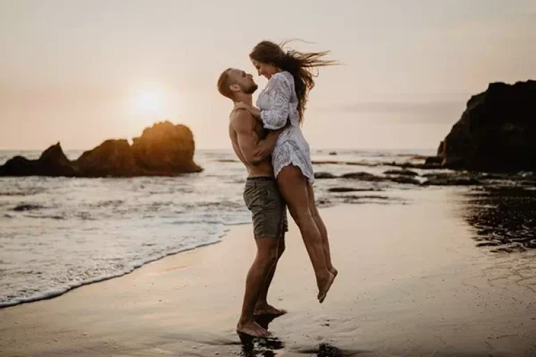 Couple enjoying private resort view in Neil Island as part of luxury honeymoon tour.