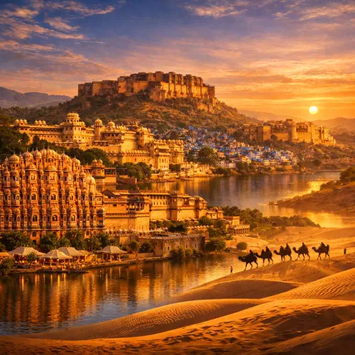 Complete Rajasthan tour package 9 nights 10 days Jaipur Jodhpur Jaisalmer Udaipur Mount Abu
