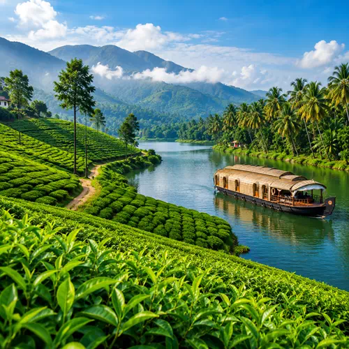 Kerala tour package 4 nights 5 days Munnar Thekkady and Alleppey